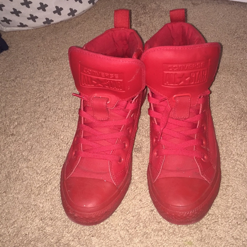 Red converse